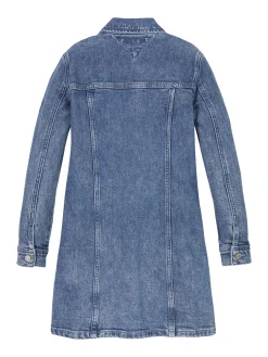 Durchgeknöpftes Hemdkleid aus Denim
