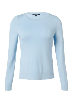 Elastischer Feinstrick-Pullover