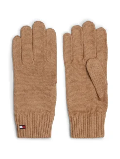 Essential Handschuhe mit Kaschmir und Flag