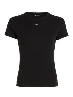 Essential Slim Fit Rippstrick T-Shirt