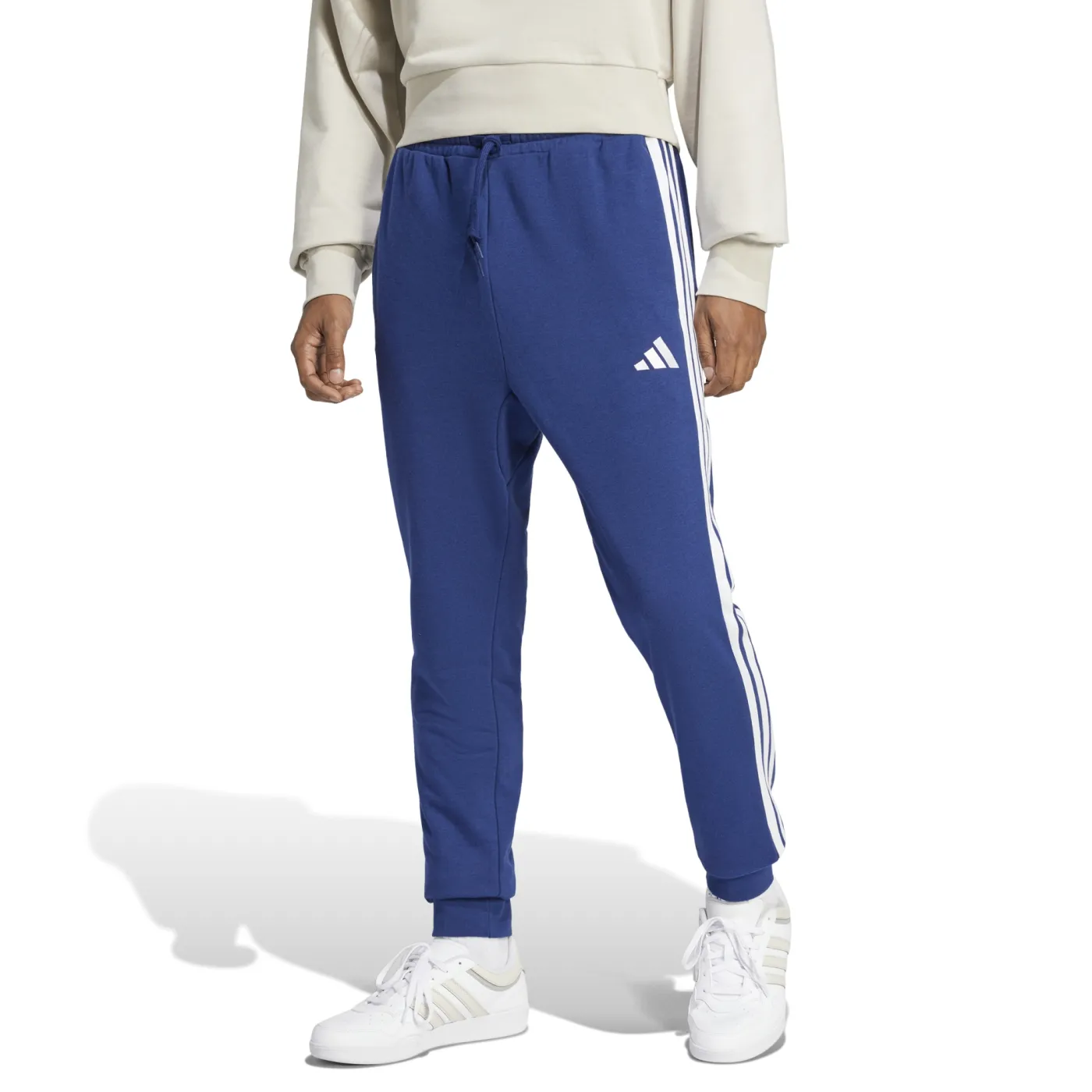 Essentials 3-Streifen French Terry Hose