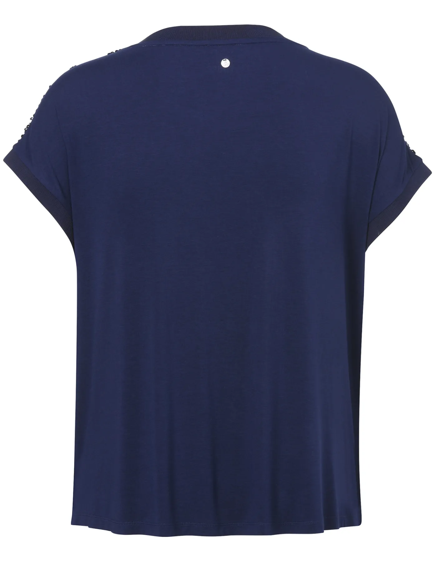 Feines Shirt mit Pailletten Front
