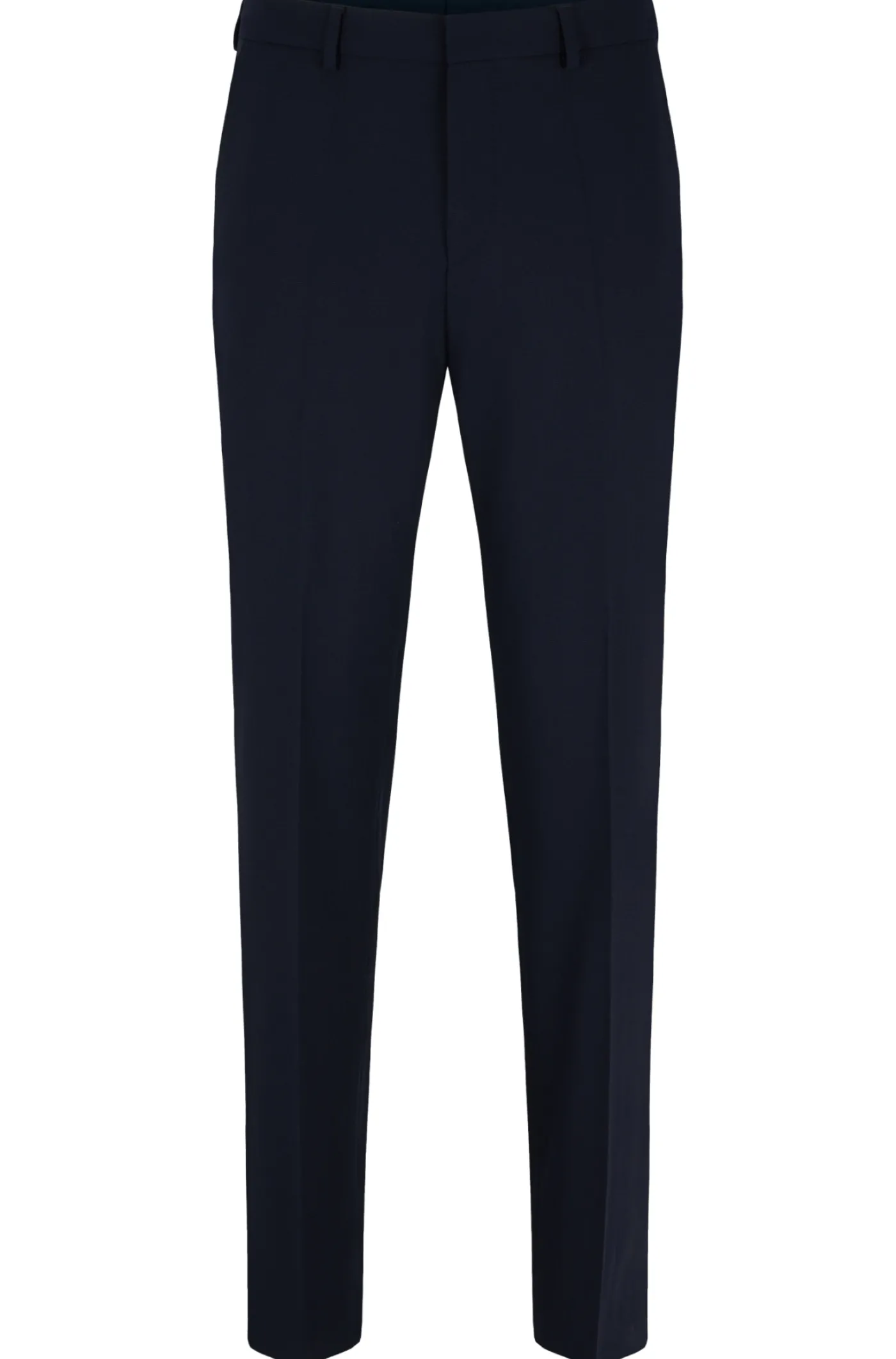 FILIGRAN GEMUSTERTE REGULAR-FIT HOSE AUS STRETCH-GEWEBE