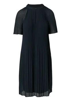 Fließendes Plissee-Kleid aus Chiffon