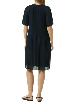 Fließendes Plissee-Kleid aus Chiffon