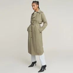 Fluid Trench Coat