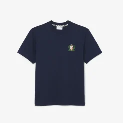 Französisches T-Shirt mit gesticktem Badge