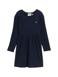 Geripptes Kleid