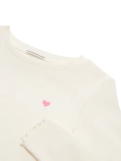 Geripptes Langarmshirt mit Bio-Baumwolle