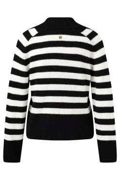 Gestreifter Strickpullover
