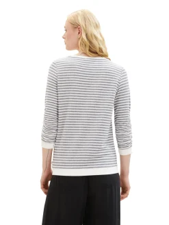 Gestreiftes Sweatshirt