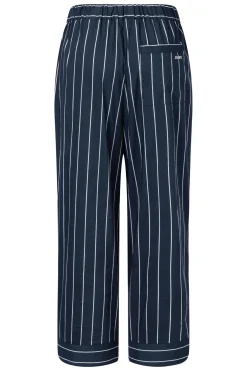 Gestreifte Stoffhose