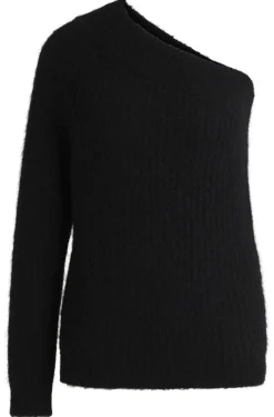 Gestrickter Regular-Fit Pullover im One-Shoulder-Design