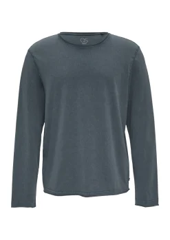 Gewaschenes Langarmshirt im Used-Look