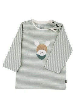 GOTS Langarm-Shirt gestreift