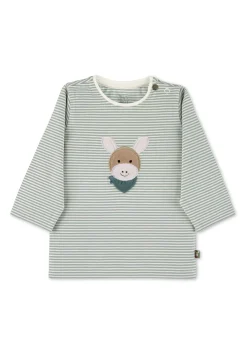 GOTS Langarm-Shirt gestreift