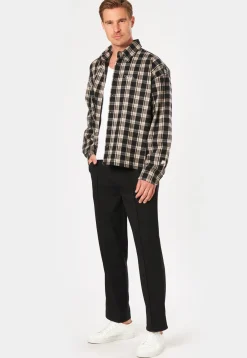 GUIDER REGULAR SUIT PANTS BLACK