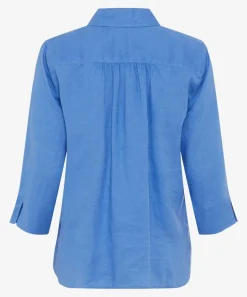Hemdbluse mit 3/4-Arm