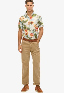 Hemd mit Hawaii-Print