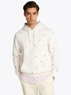 Hoodie mit Flag Allover Print