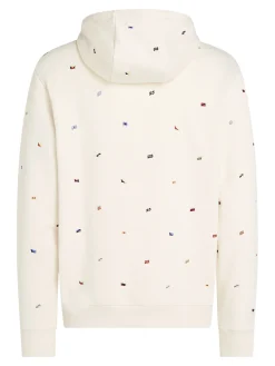 Hoodie mit Flag Allover Print