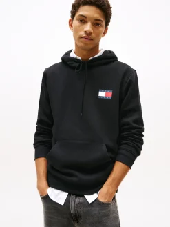 Hoodie mit Tunnelzug und Logo