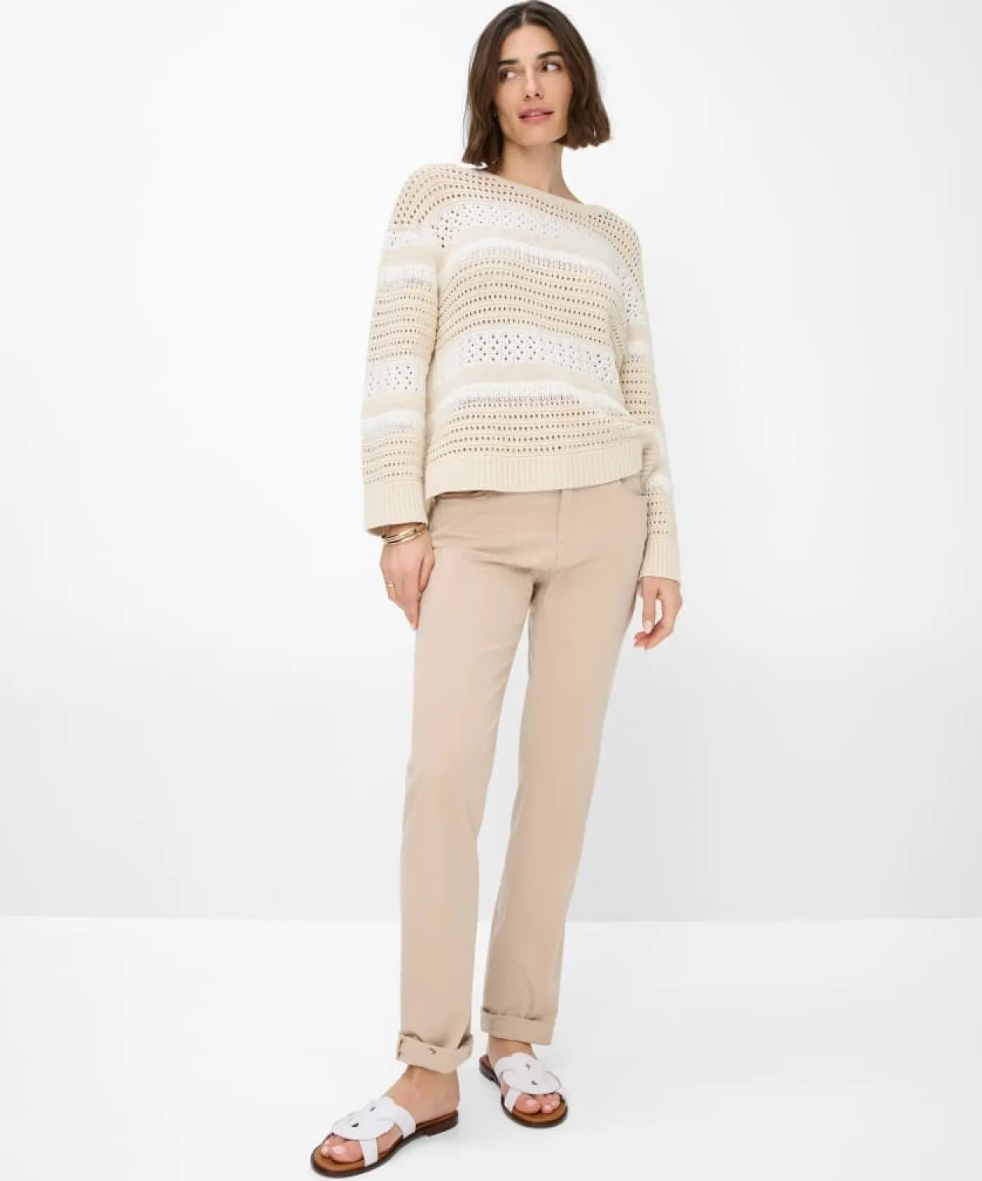 Hose im Feminine Fit