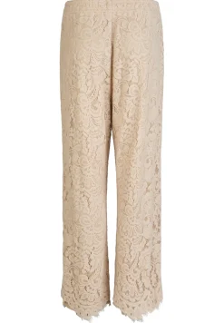 Hose mit floraler Spitze