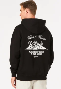HYDE OVERSIZED HOODIE WASHED BLACK