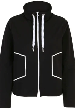 Jacke aus Sweatware mit Reißverschluss