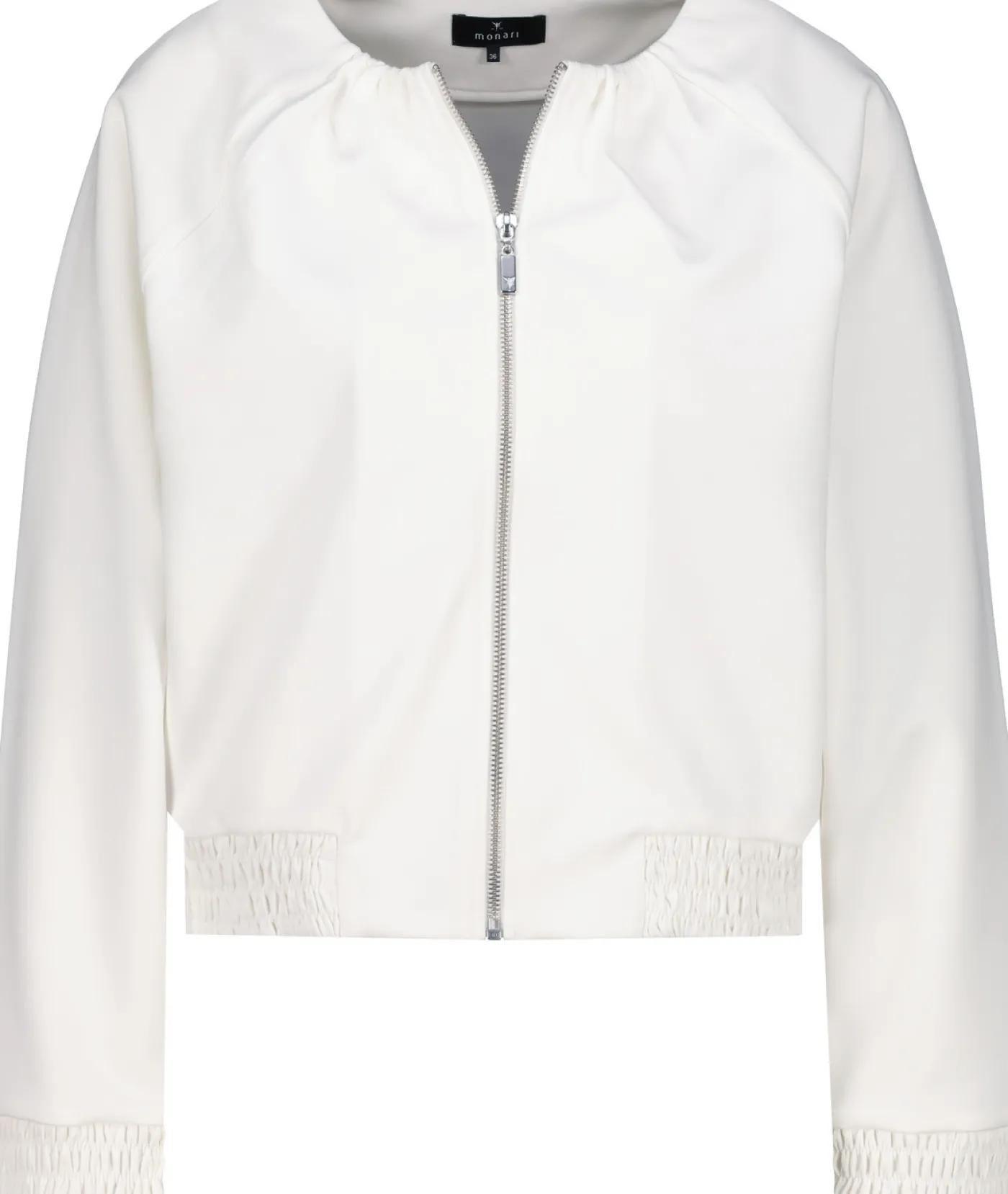Jacke mit gesmokten Ärmelbündchen