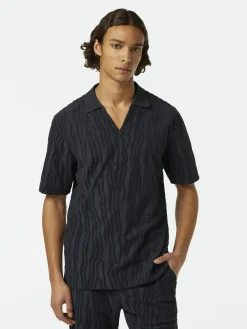 Jacquard Terry Polo
