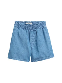 Jeans Shorts mit elastischem Bund