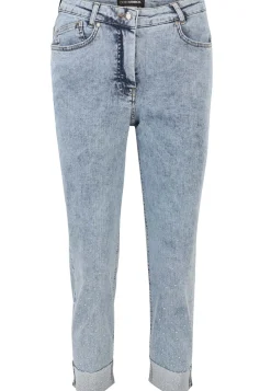 Jeans Hose mit Strass-Steinchen