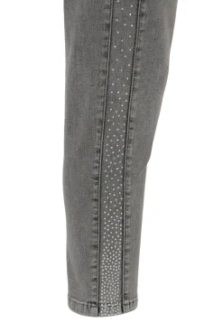 Jeans Hose mit Strass-Steinchen