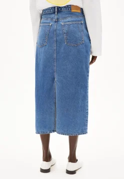 Jeansrock aus recycelter Baumwolle KAALYKE