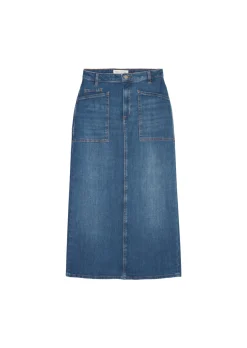 Jeansrock Midi
