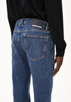 Jeans Straight Leg Mid Waist Bio-Baumwoll Mix Comfort-Stretch DYLAANO