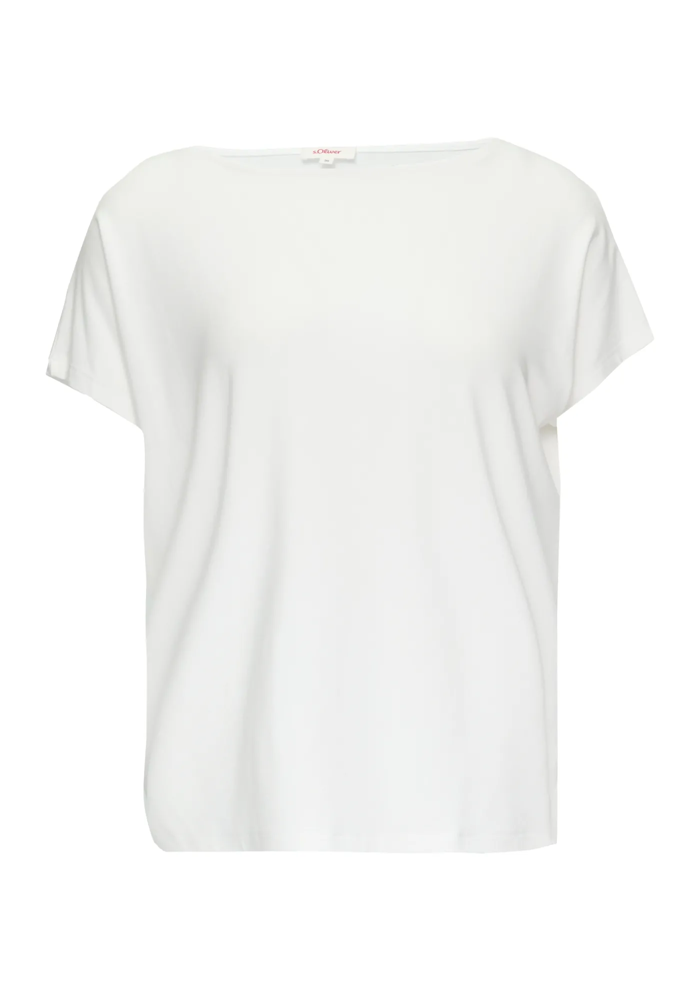Jerseyshirt mit überschnittenen Schultern