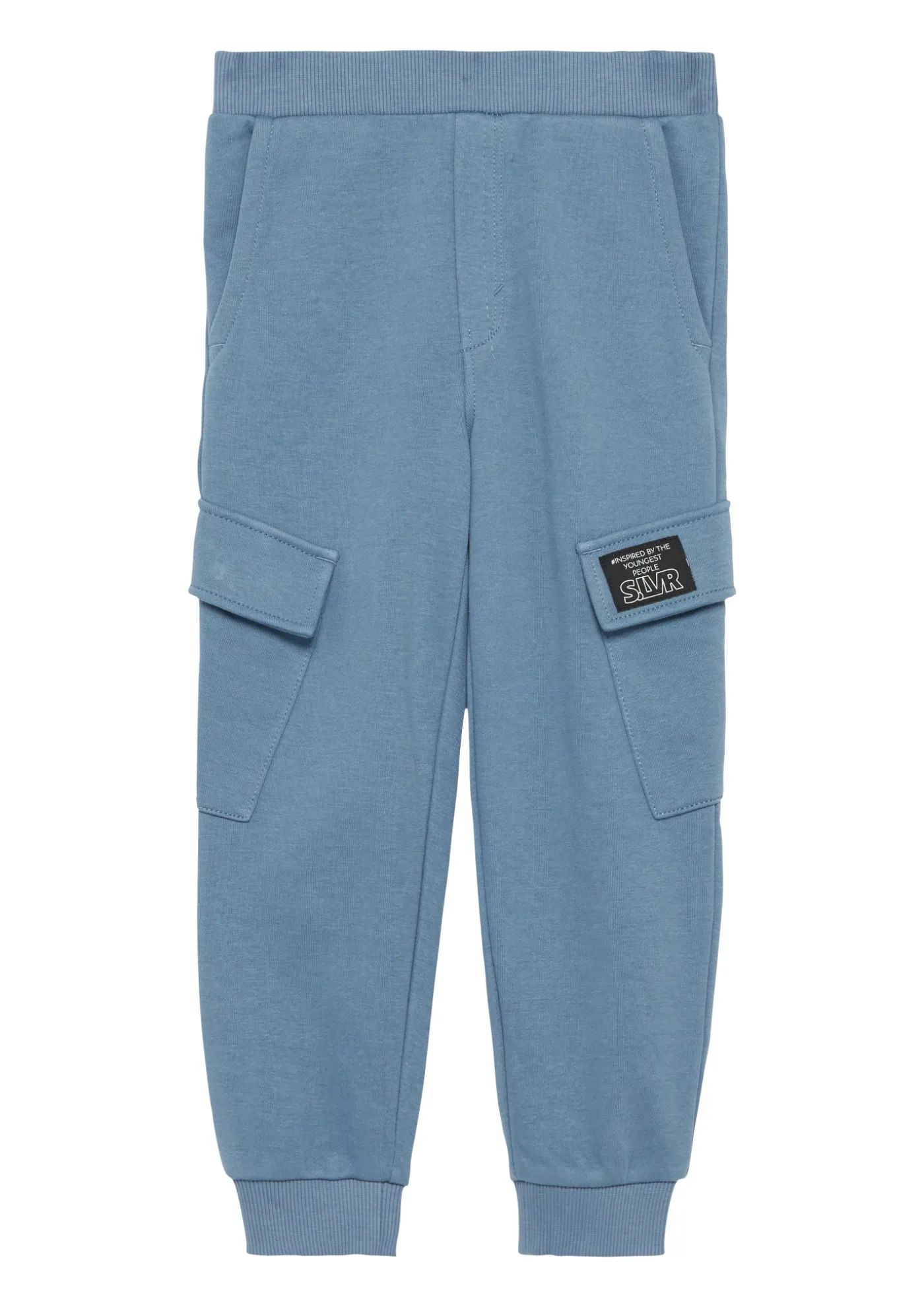 Jogpants aus Sweat mit Cargotaschen