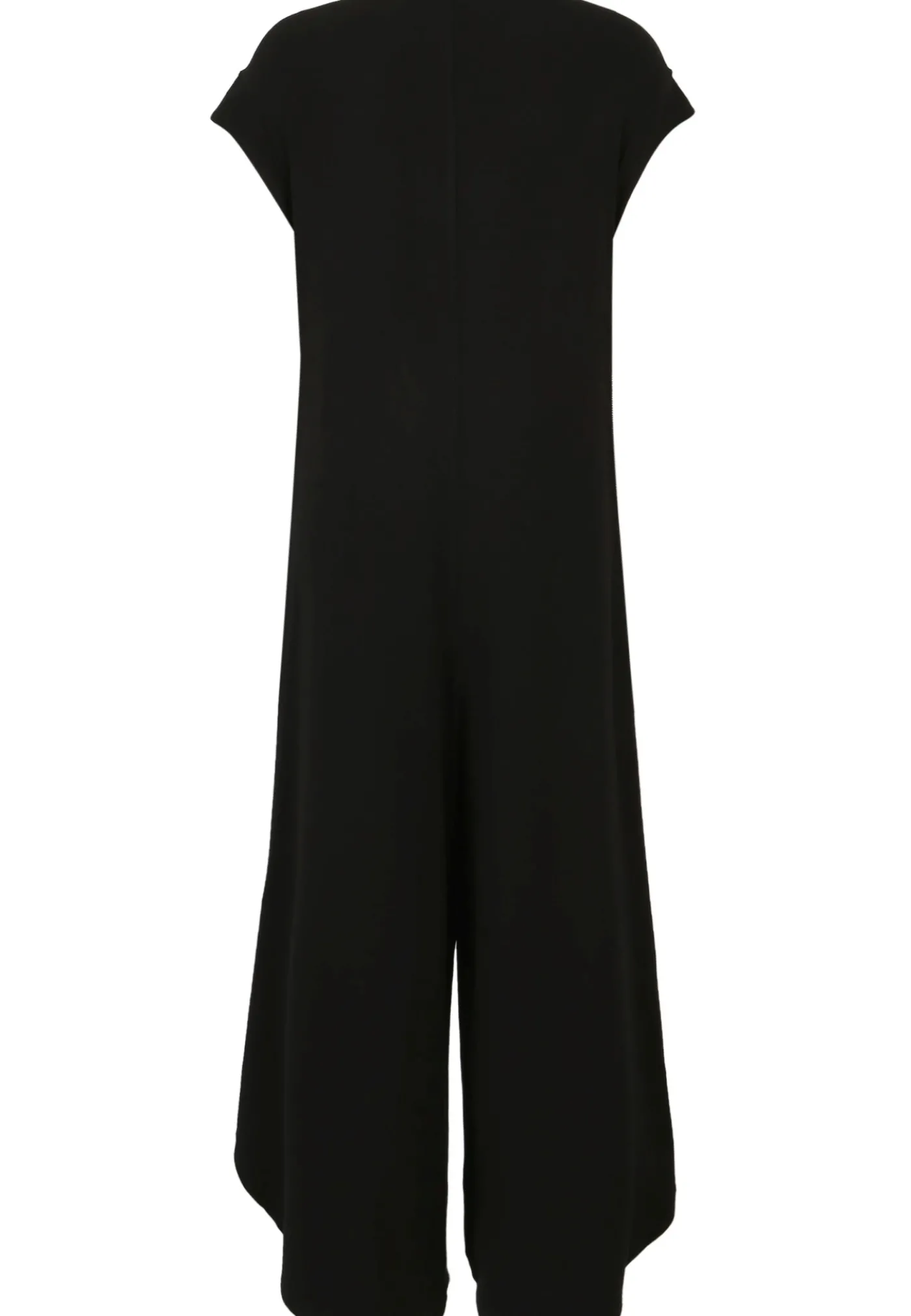 Jumpsuit aus Jersey mit Strass-Reißverschluss