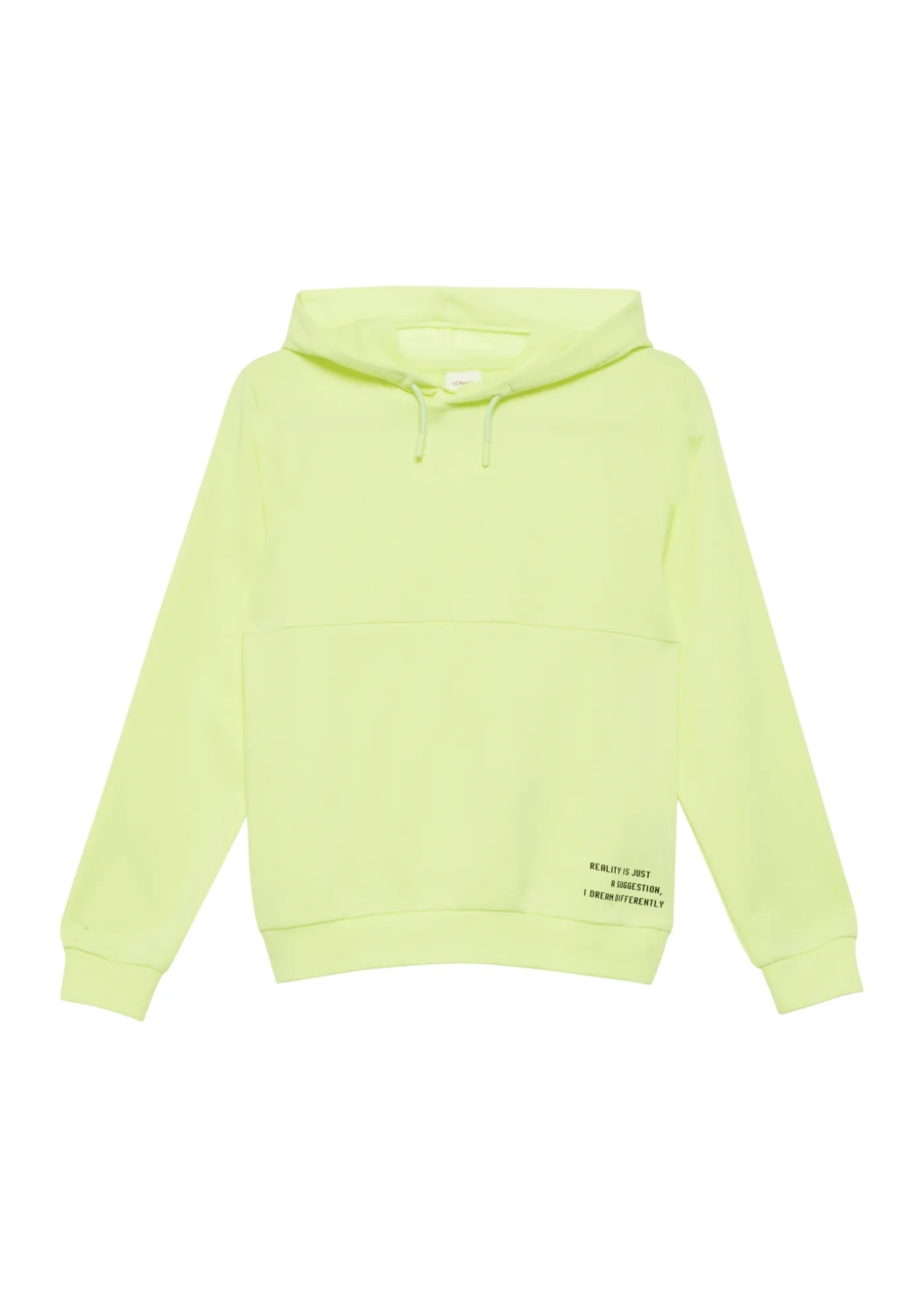 Kapuzen-Sweatshirt aus Baumwollmix mit Print-Details