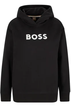 KAPUZEN-SWEATSHIRT Edelight AUS BAUMWOLLE-TERRY MIT KONTRASTIERENDEM LOGO