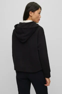 KAPUZEN-SWEATSHIRT Edelight AUS BAUMWOLLE-TERRY MIT KONTRASTIERENDEM LOGO
