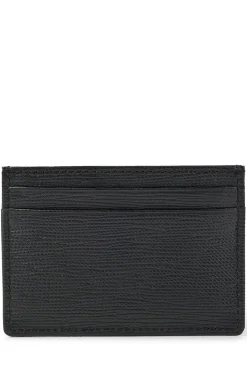 KARTENETUI AUS ITALIENISCHEM LEDER MIT LOGO-APPLIKATION GalleryA_S card
