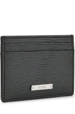 KARTENETUI AUS ITALIENISCHEM LEDER MIT LOGO-APPLIKATION GalleryA_S card