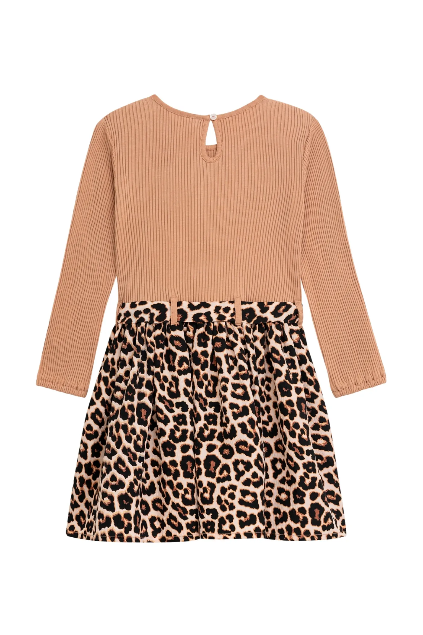 Kleid mit Ripp Oberteil und Leorock