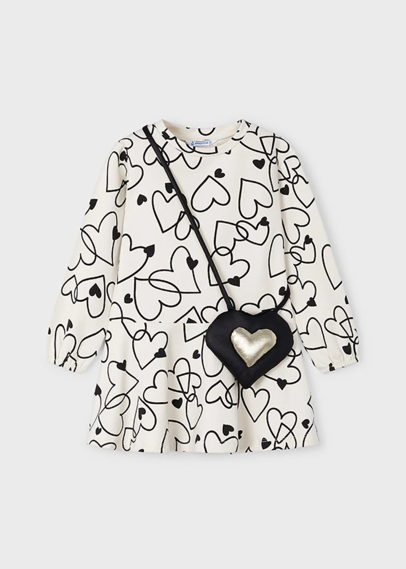 Kleid mit Tasche