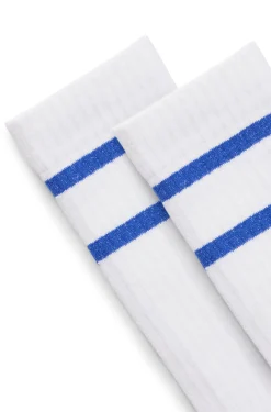 Kniestrümpfe mit Streifen im Zweier-Pack