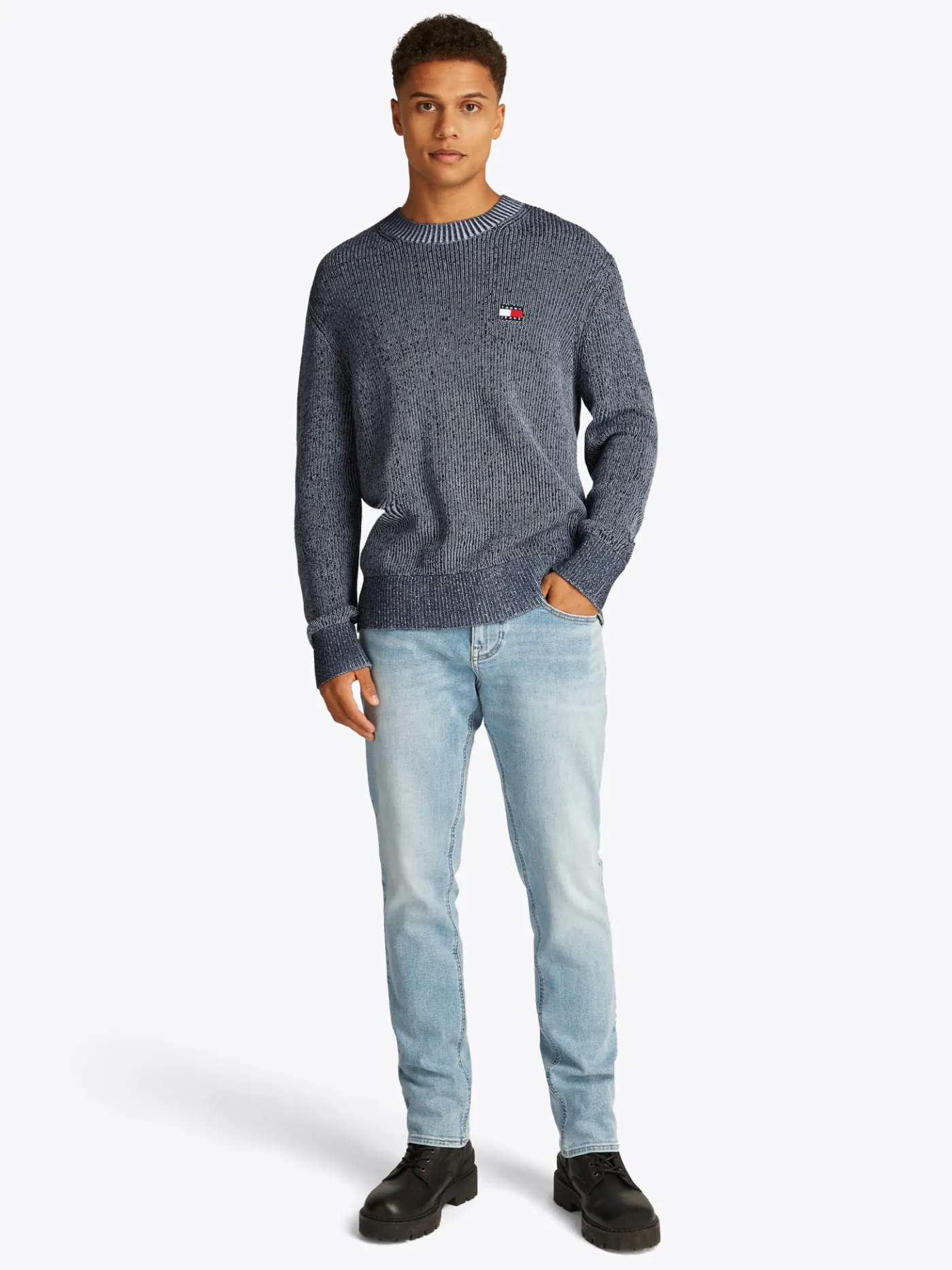 Kontrast Strickpullover